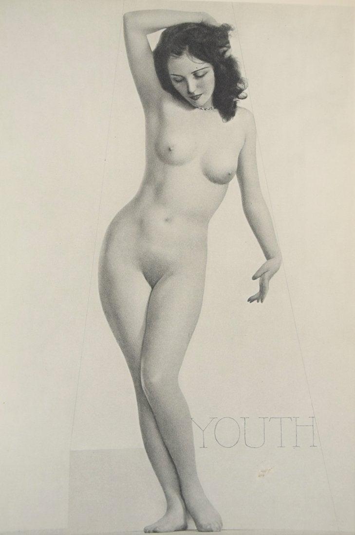 William Mortensen - Youth: WILLIAM MORTENSEN (1897-1965) Youth Sheet-fed gravure c. 1930's Printed in America 11" x 7 1/2"