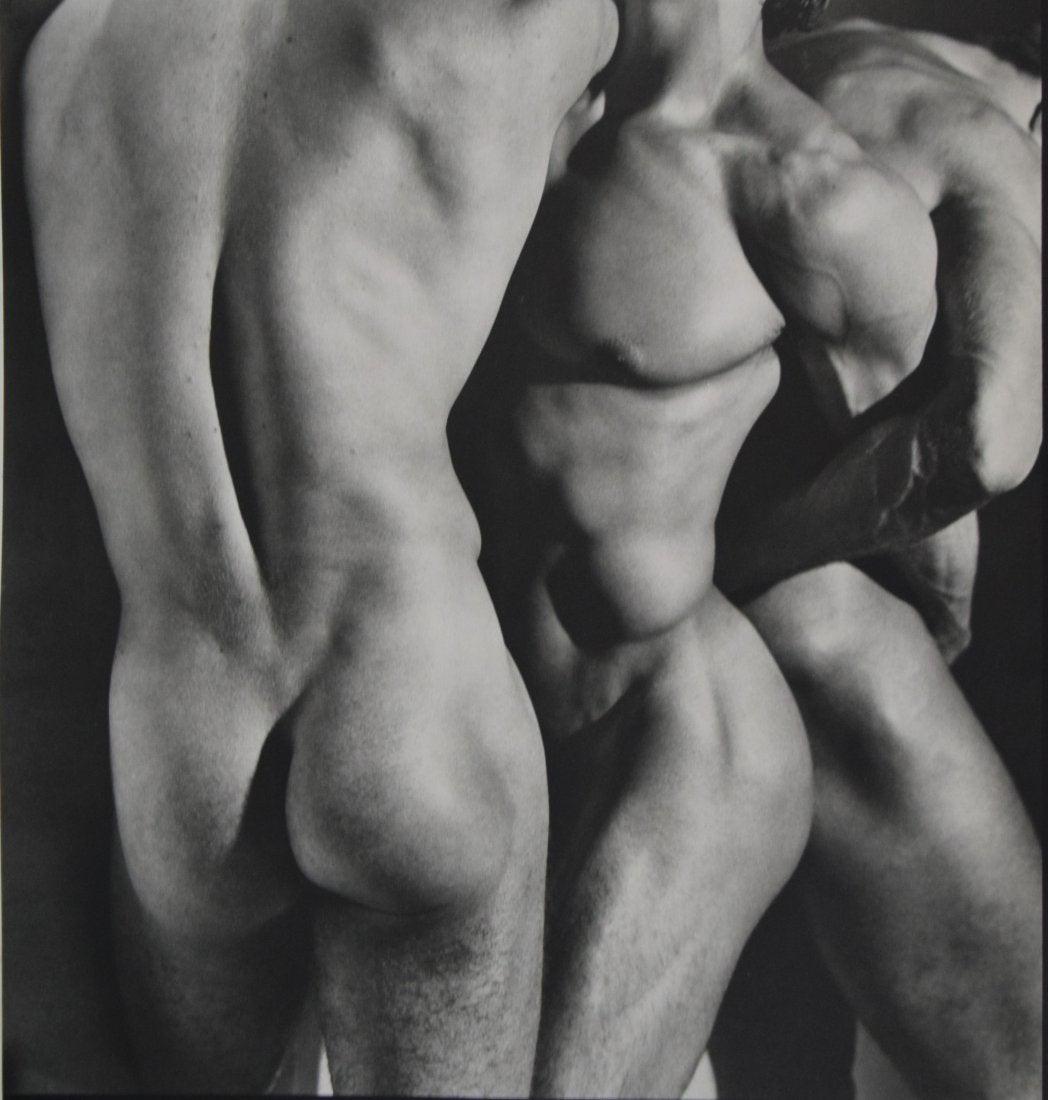 Herb Ritts - Threu Male Torsos , LA , 1986: HERB RITTS (1952-2002) Herb Ritts - Threu Male Torsos , LA , 1986 Sheet fed gravure C. 1986 Printed in Japan 14" x 11"