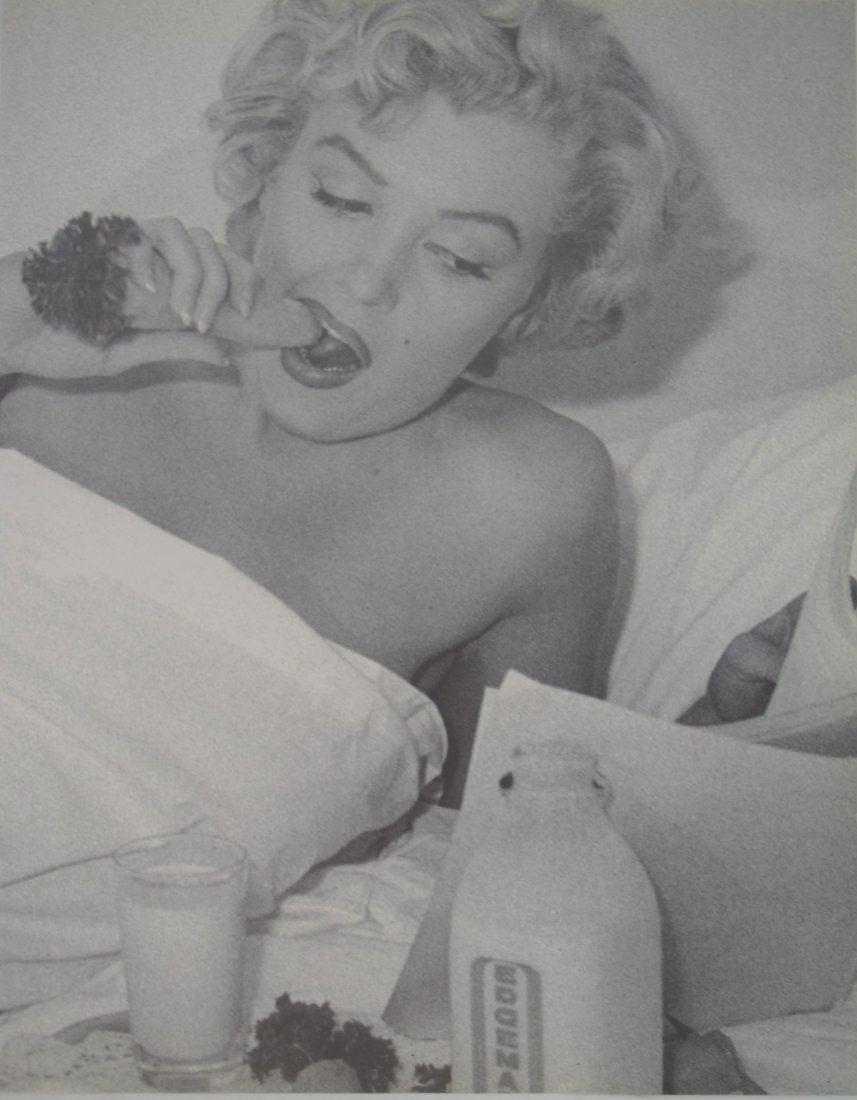 Andre de Dienes - Marilyn Monroe with Carrot: ANDRE DE DIENES (1913-1985) Marilyn Monroe with Carrot Photogravure c.1985 Printed in America 12" x 9 1/2"