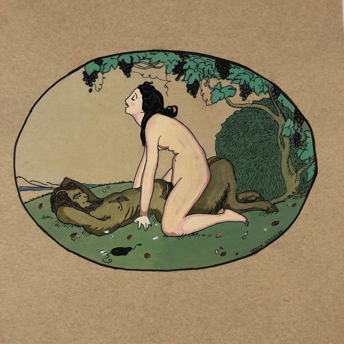 Gerda Wegener - Watercolor/Ink (Galerie Louise Leiris) (1 of 5)