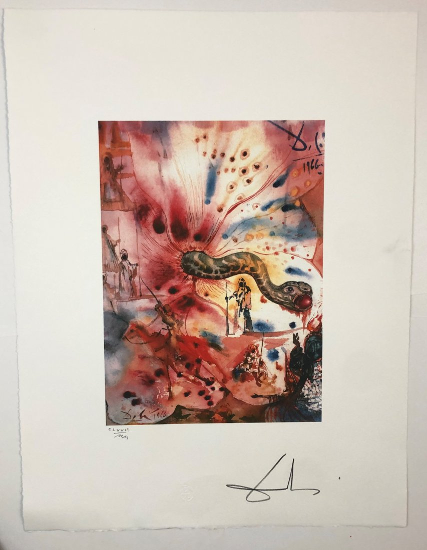 Salvador Dali - Signed & Numbered Lithograph (1 of 4)