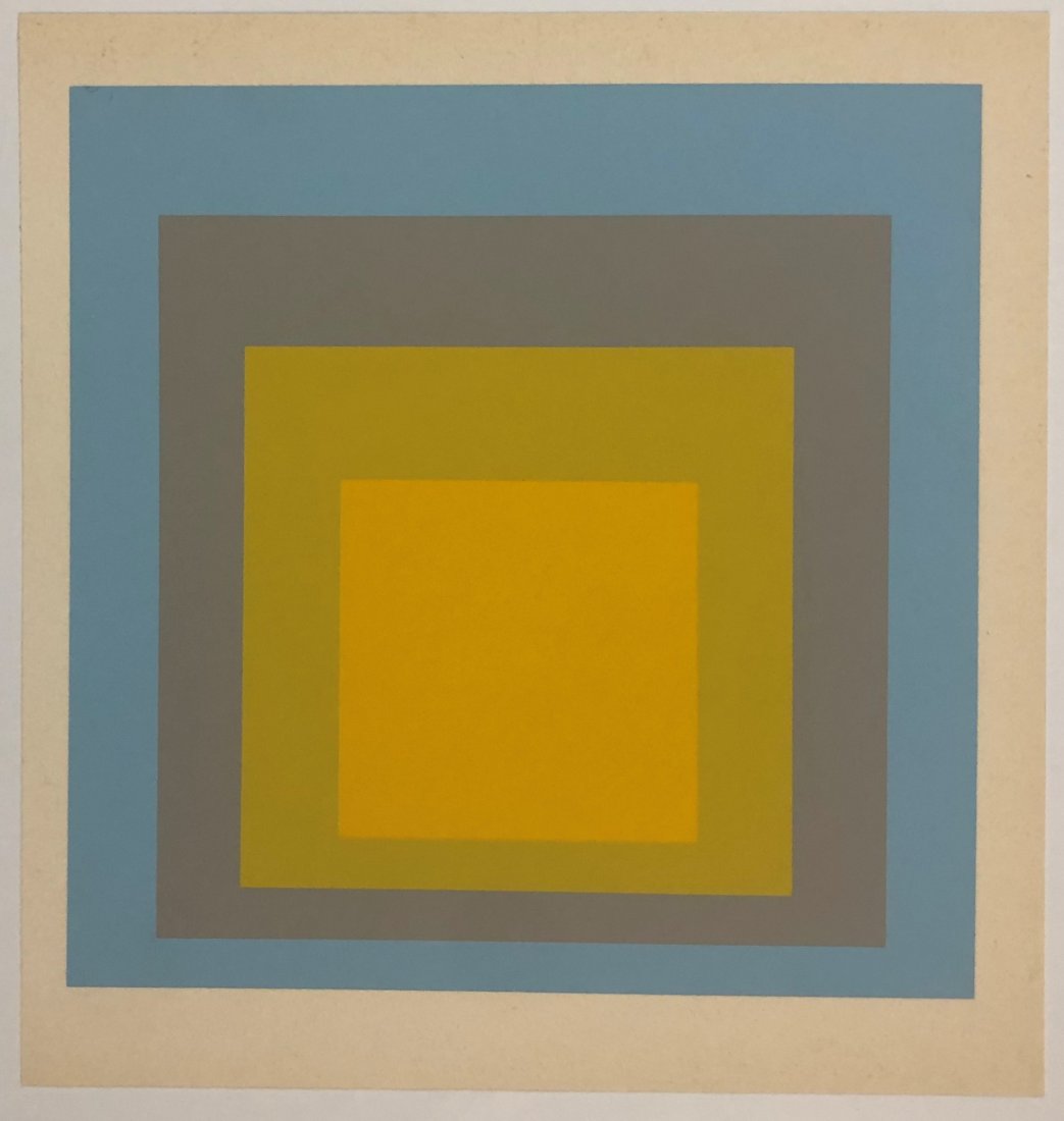 Josef Albers - Homage to the Square Silkscreen 1968 (1 of 1)