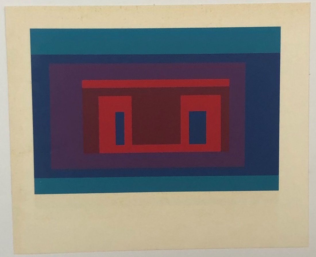 Josef Albers - Variant IX Silkscreen 1968 (1 of 1)