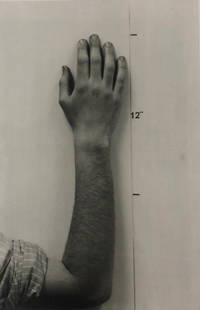 Mel Bochner - Hand, 1968: MEL BOCHNER (B. 1940) Hand, 1968 Photo-litho 10" x 6 1/4"