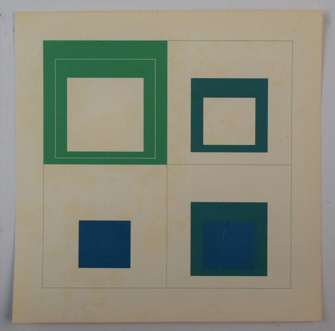 Josef Albers - Colored Homage Print (Gemini G.E.L.) (1 of 1)