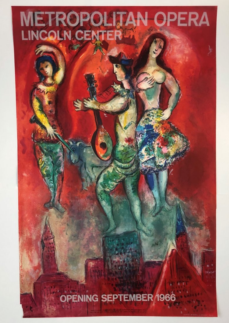 Marc Chagall - Metropolitan Opera Lincoln Center 1966 (1 of 6)