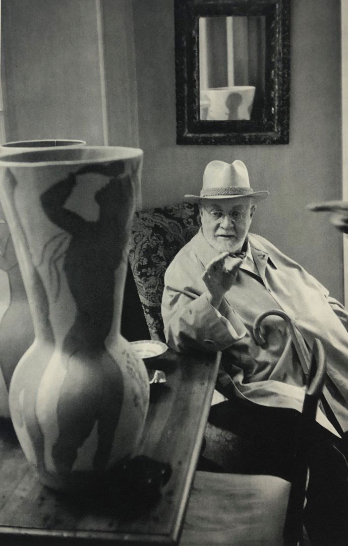 Henri Cartier-Bresson - Matisse with Picasso Vase, 1952 (1 of 1)