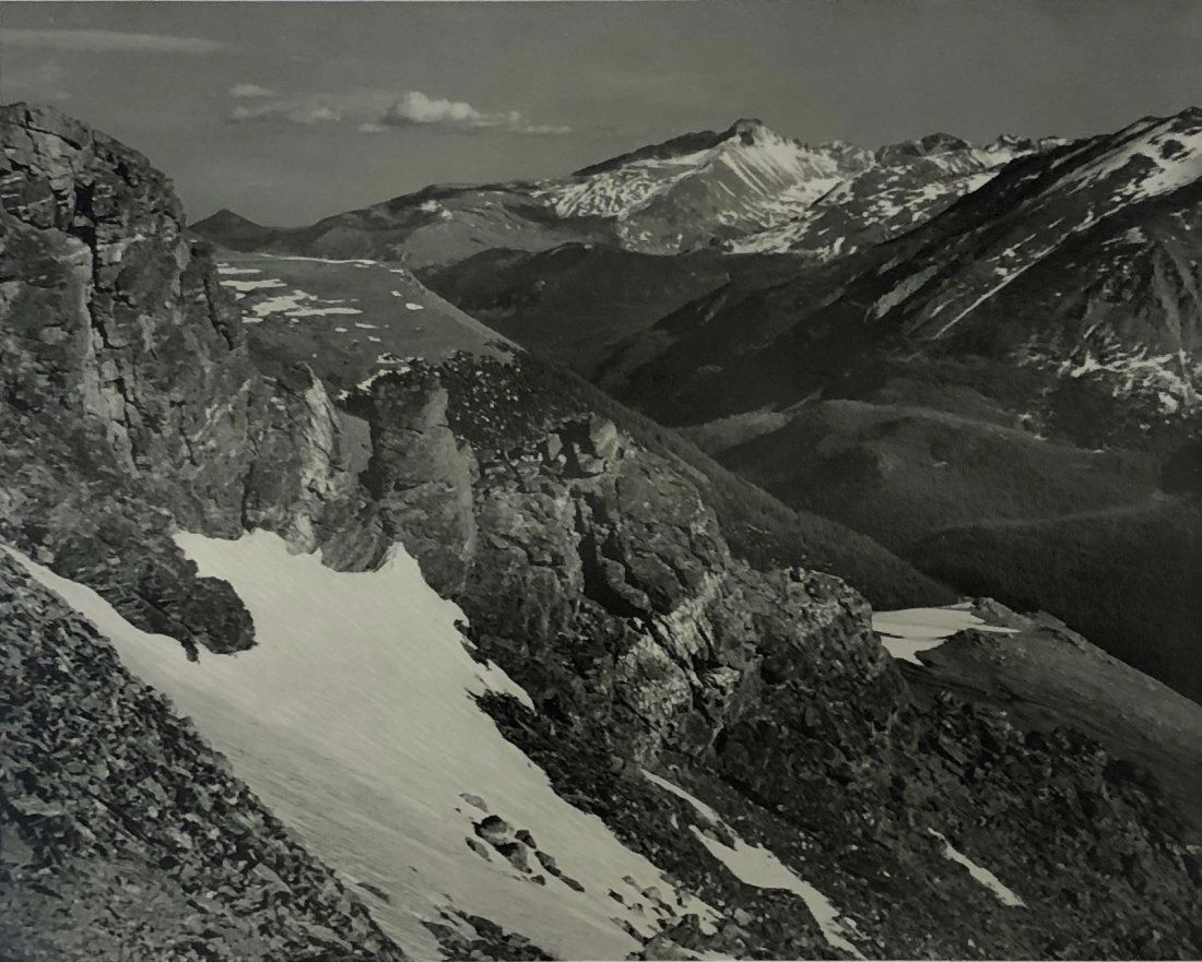 Ansel Adams - Longs Peak, Rocky Mount (Silver Gelatin) (1 of 1)