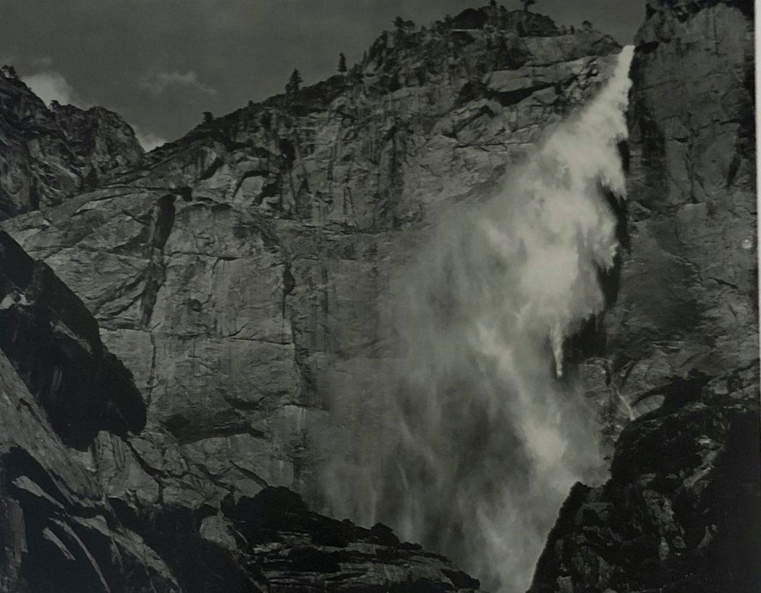 Ansel Adams - Upper Yosemite Fall (Silver Gelatin) (1 of 1)