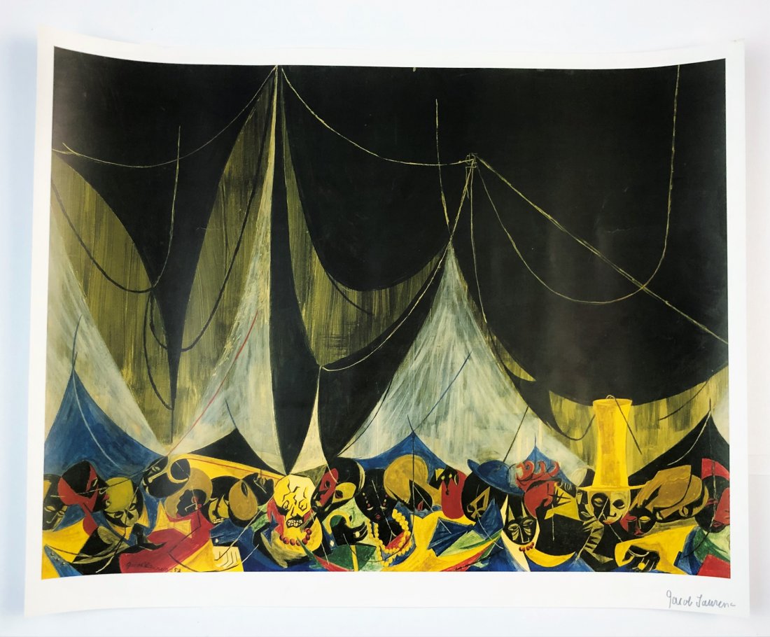 Jacob Lawrence - Marionettes Lithograph (Signed) (1 of 5)