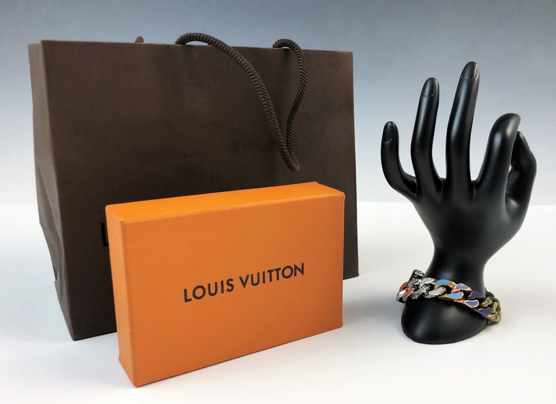 Louis Vuitton Chain Links Patches Bracelet (1 of 7)