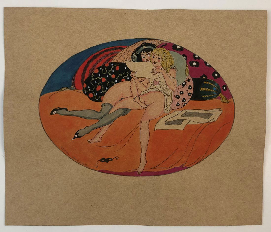 Gerda Wegener - Watercolor (Galerie Mathias Fels) (1 of 4)