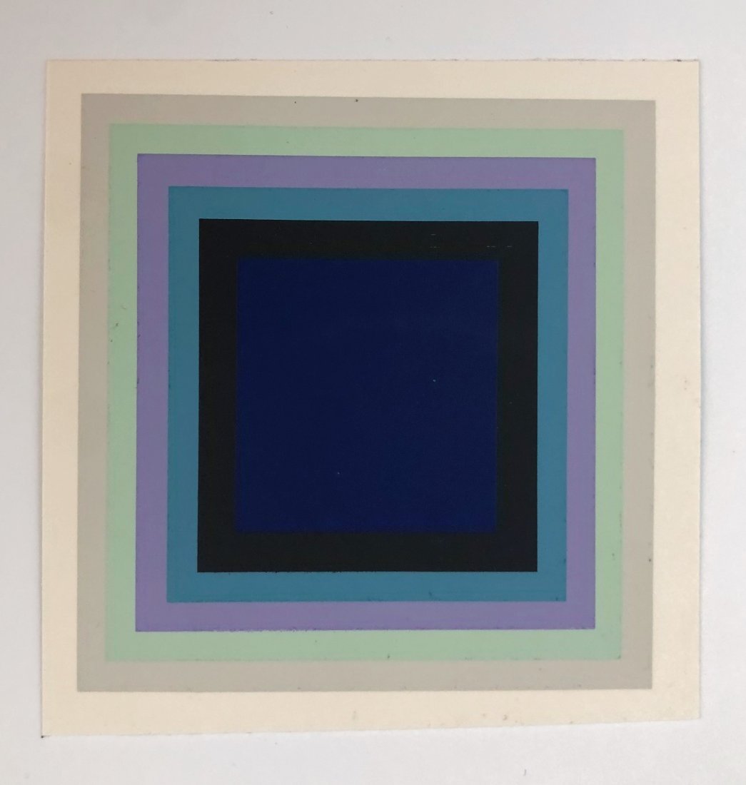 Josef Albers - Homage to the Square Silkscreen 1963 (1 of 2)