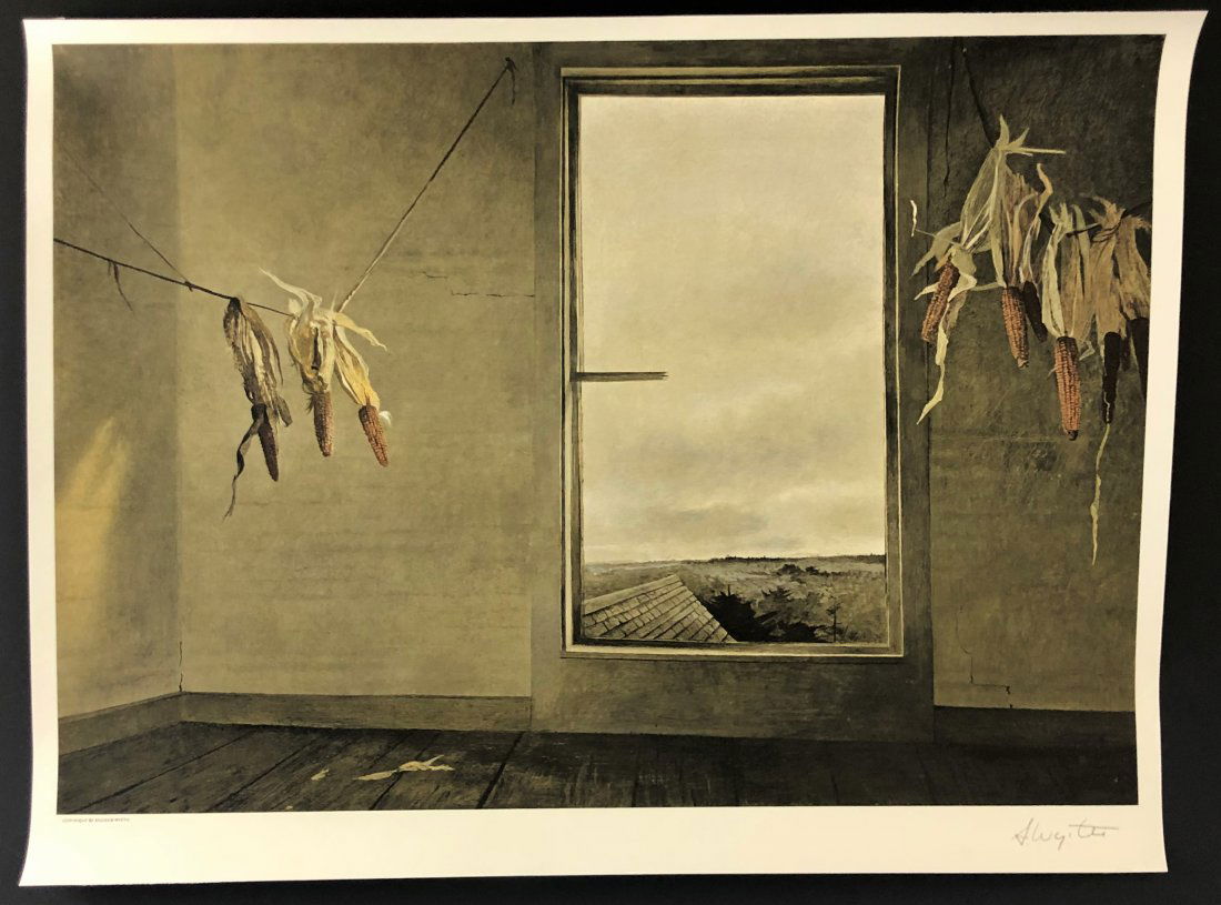 Andrew Wyeth - Seed Corn, 1948 (Signed) (1 of 2)