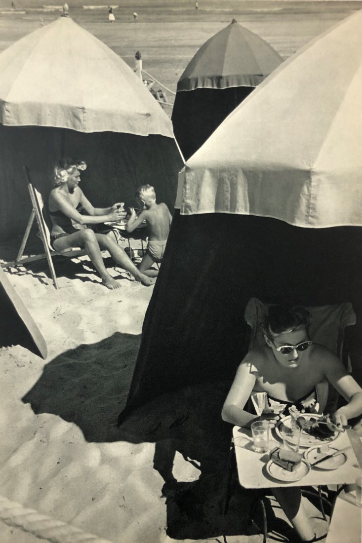 Henri Cartier-Bresson - Deauville: HENRI CARTIER-BRESSON (1908-2004) Deauville Sheet-fed gravure 13 3/8" x 9"