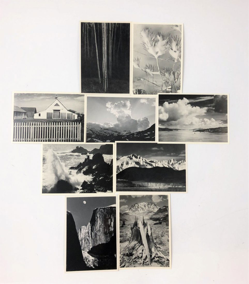 Ansel Adams Vintage Lot of 10 Photo-Litho Postcards (1 of 7)