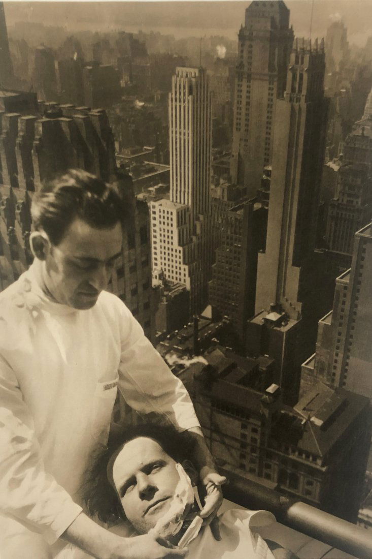 Margaret Bourke-White - Shaving Sergei Eisenstein, 1930 (1 of 1)