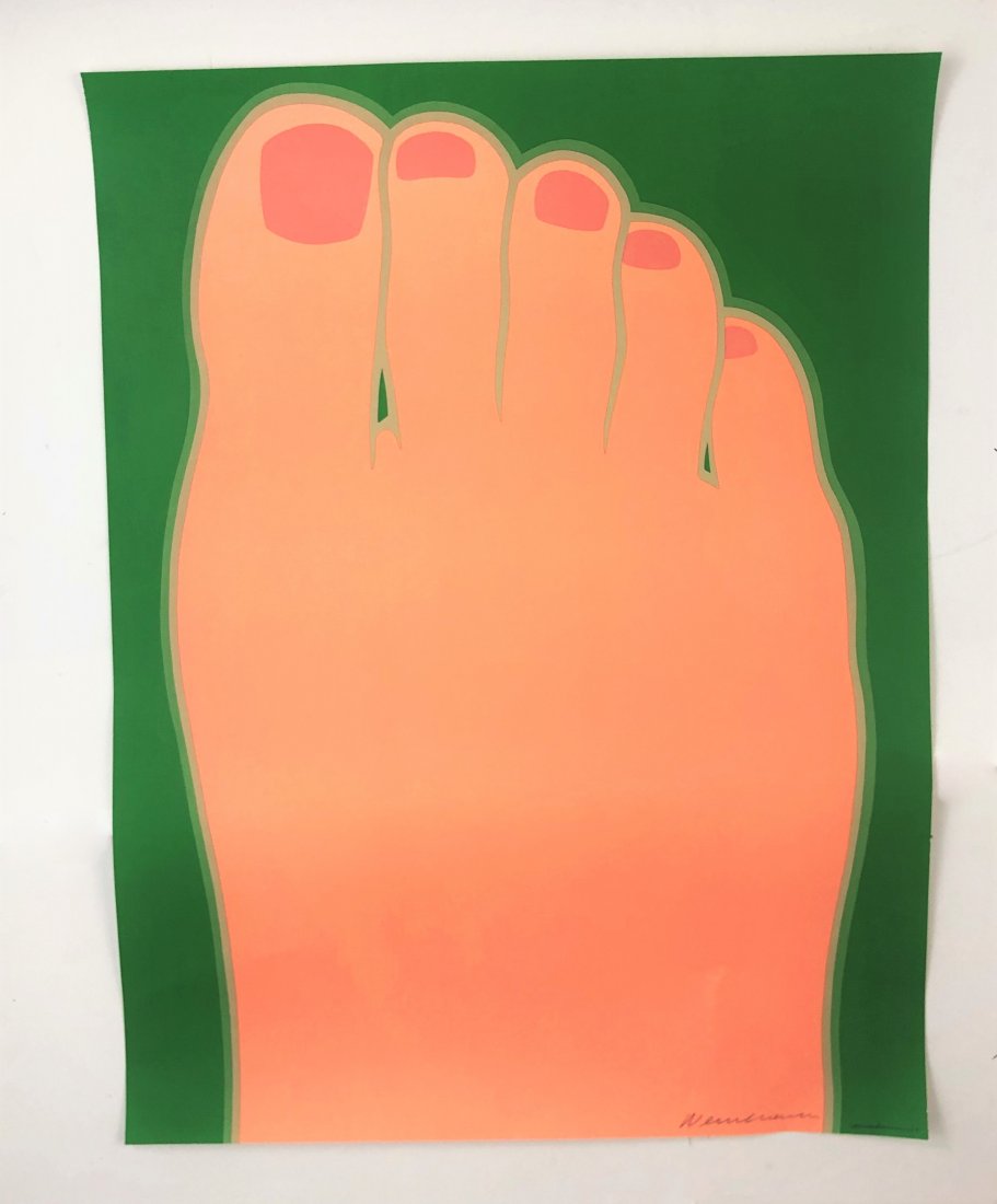 Tom Wesselmann - Foot Screenprint 1970 (Hand Signed) (1 of 3)