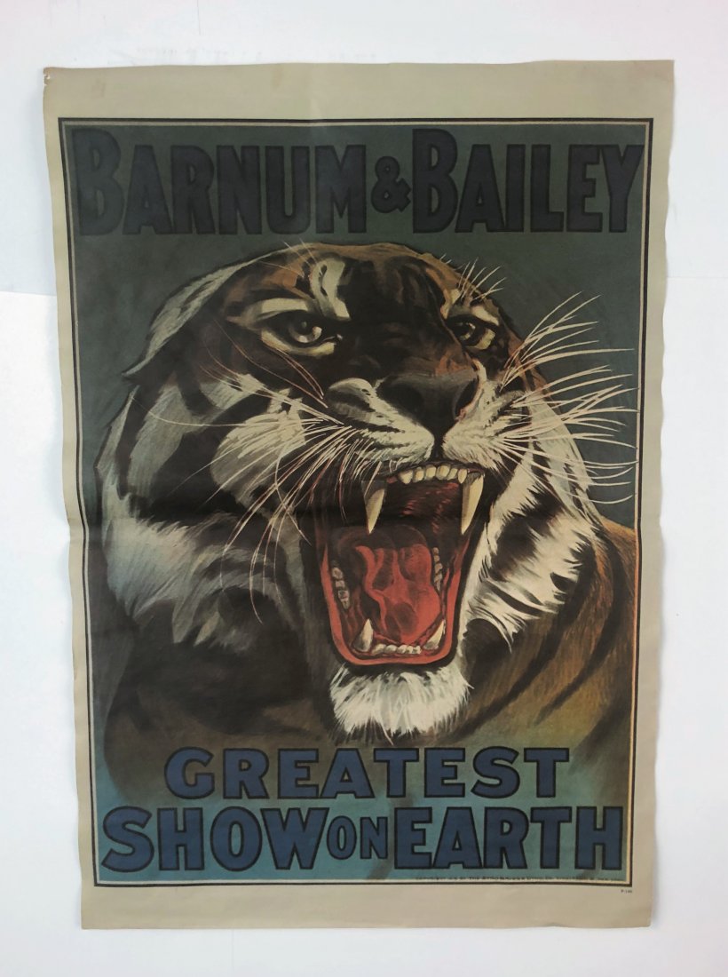 Barnum and Bailey Poster (Tiger) (1 of 1)