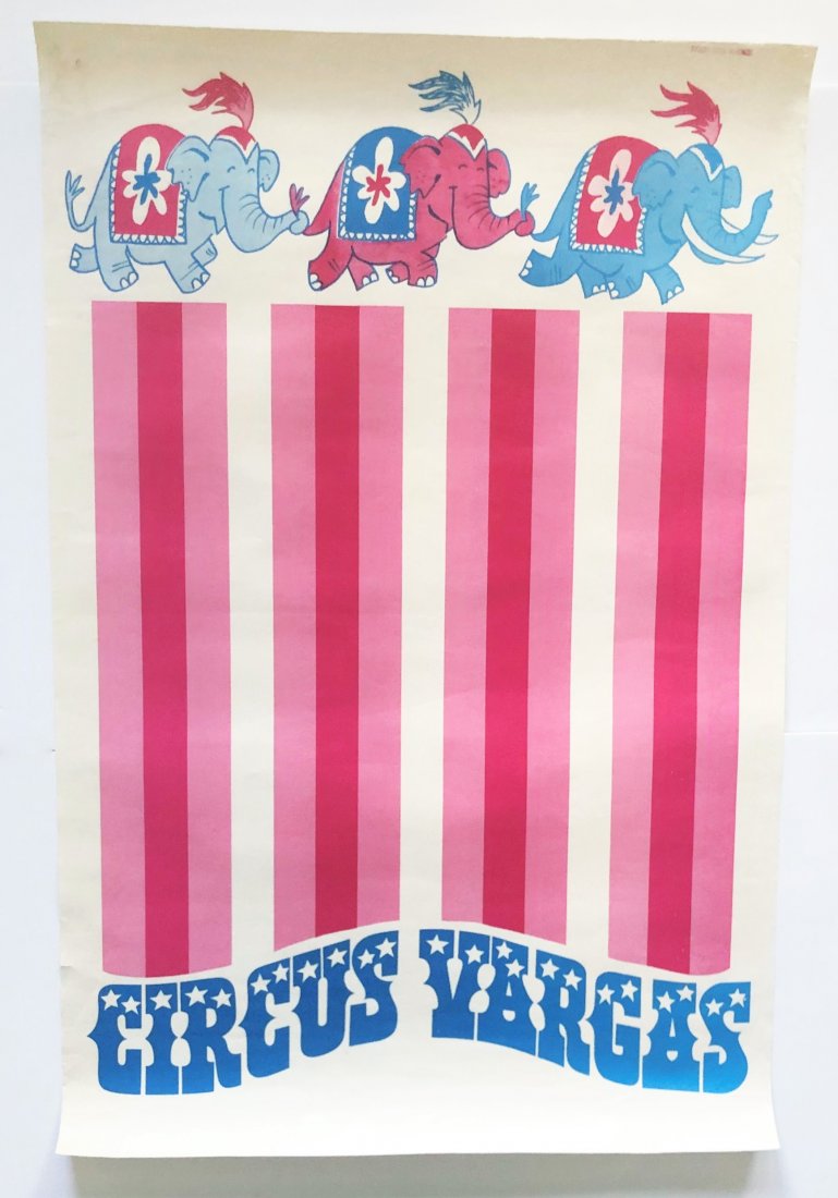 Circus Vargas Vintage Poster (1 of 1)