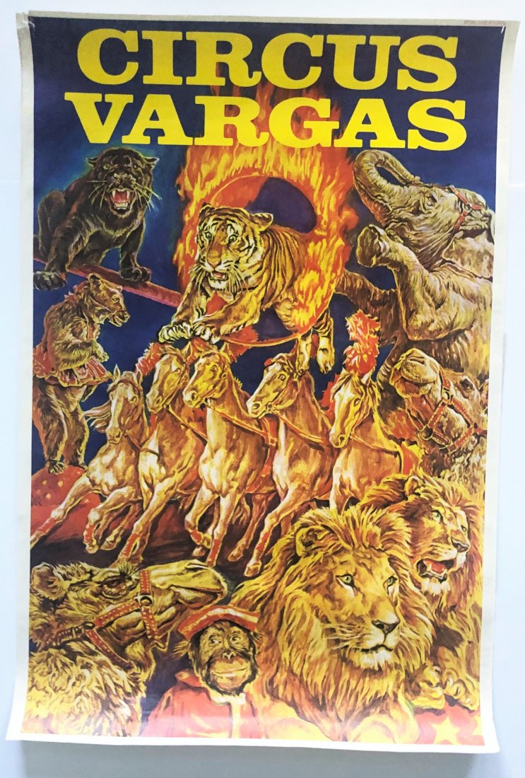 Circus Vargas Vintage Poster (1 of 1)