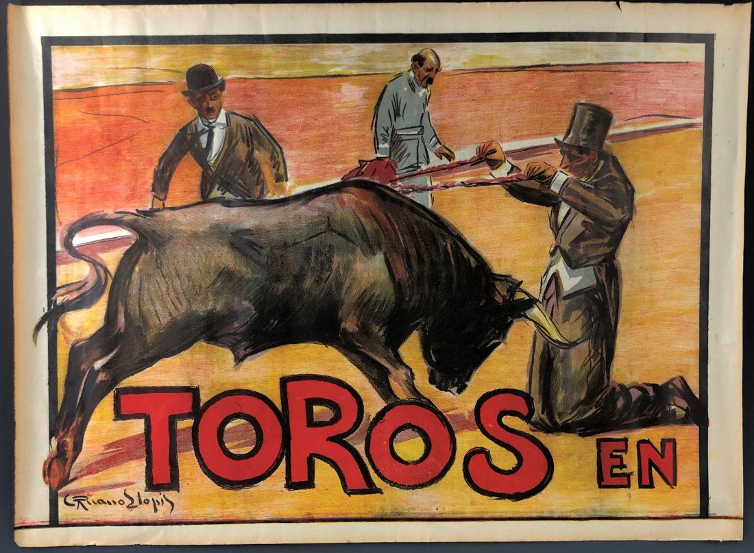 Spanish Toros Bullfighting Poster (1 of 2)