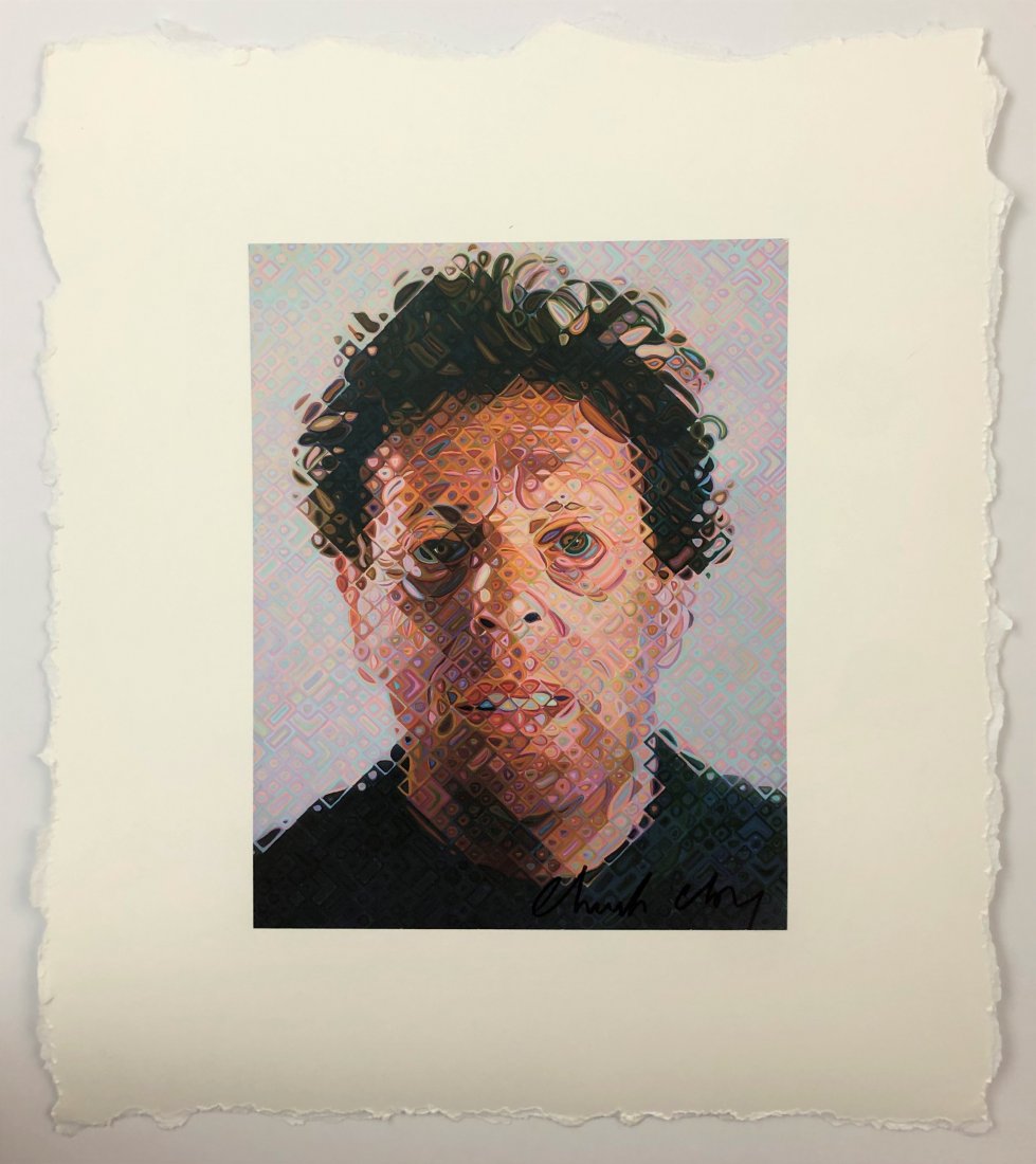 Chuck Close - Phil, 1983 Daguerreotype (Hand Signed) (1 of 3)