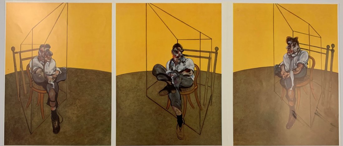 Francis Bacon - Three studies of Lucian Freud, 1969 (1 of 9)