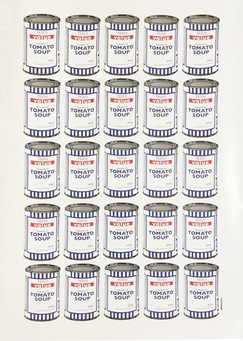 Banksy - Tesco Value Cream of Tomato Soup (X Pictures) (1 of 1)