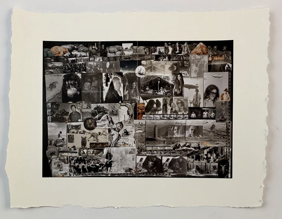 Peter Beard - Untitled (Collage): PETER BEARD (1938-2020) Untitled, collage Photo-litho on deckle edge paper 17 3/4" x 22" sheet; image: 12" x 17"