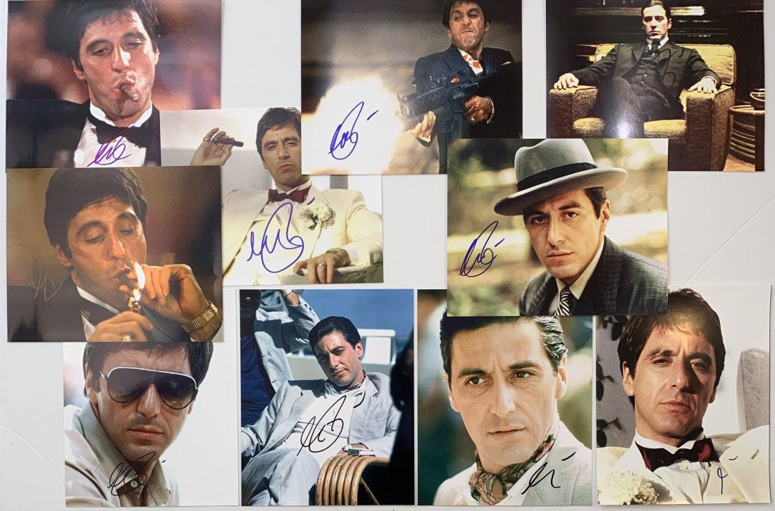 Grouping of 10 Al Pacino Signed Photographs (1 of 11)