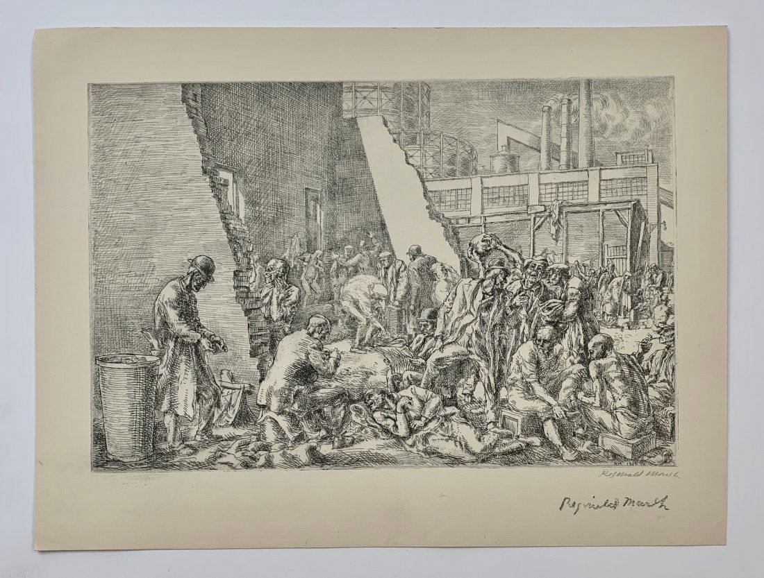 Reginald Marsh - The Jungle (Hand Signed) (1 of 5)