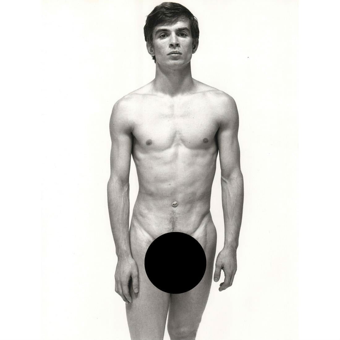 Richard Avedon - Rudolf Nureyev, Ballet Dancer - Nude: RICHARD AVEDON (1923-2004) Rudolf Nureyev, Ballet Dancer - Nude Photo-litho 12" x 9 1/2"