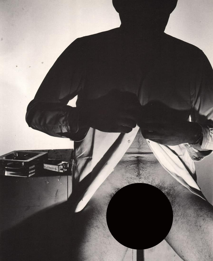 George Platt Lynes - Male Nude, 1955: GEORGE PLATT LYNES (1907-1955) Male Nude, 1955 Photo-litho 10 1/2" x 9"