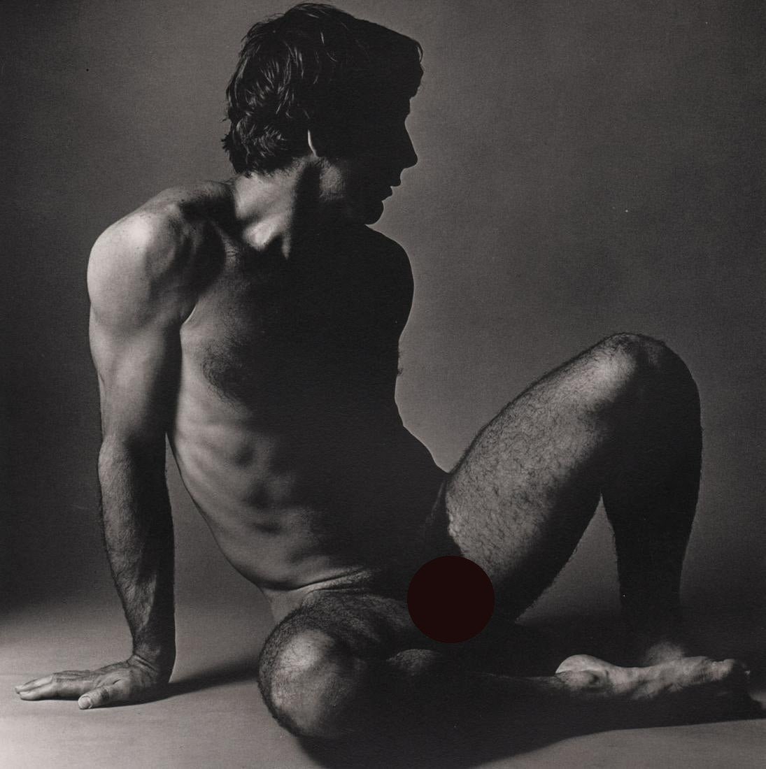 Ken Haak - Male Nude, 1972: KEN HAAK Male Nude, 1985 Photo-litho (limited edition) 6" x 5 1/2"