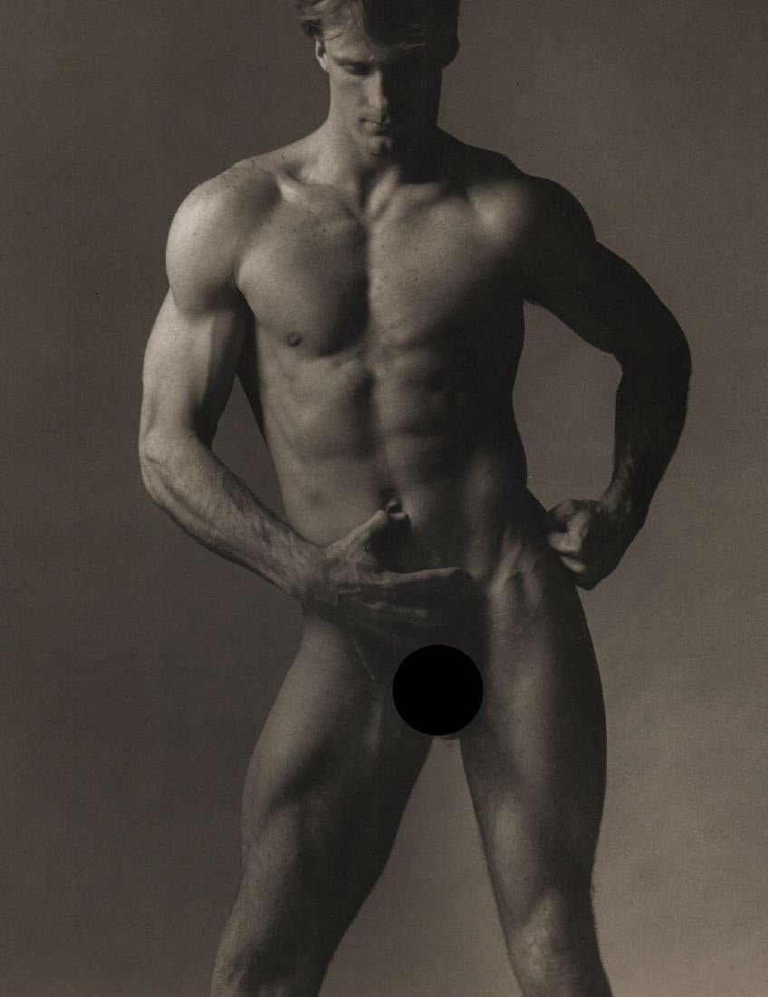 Ken Haak - Male Nude 2,1983: KEN HAAK Male Nude 2, 1983 Photo-litho 11" x 9"