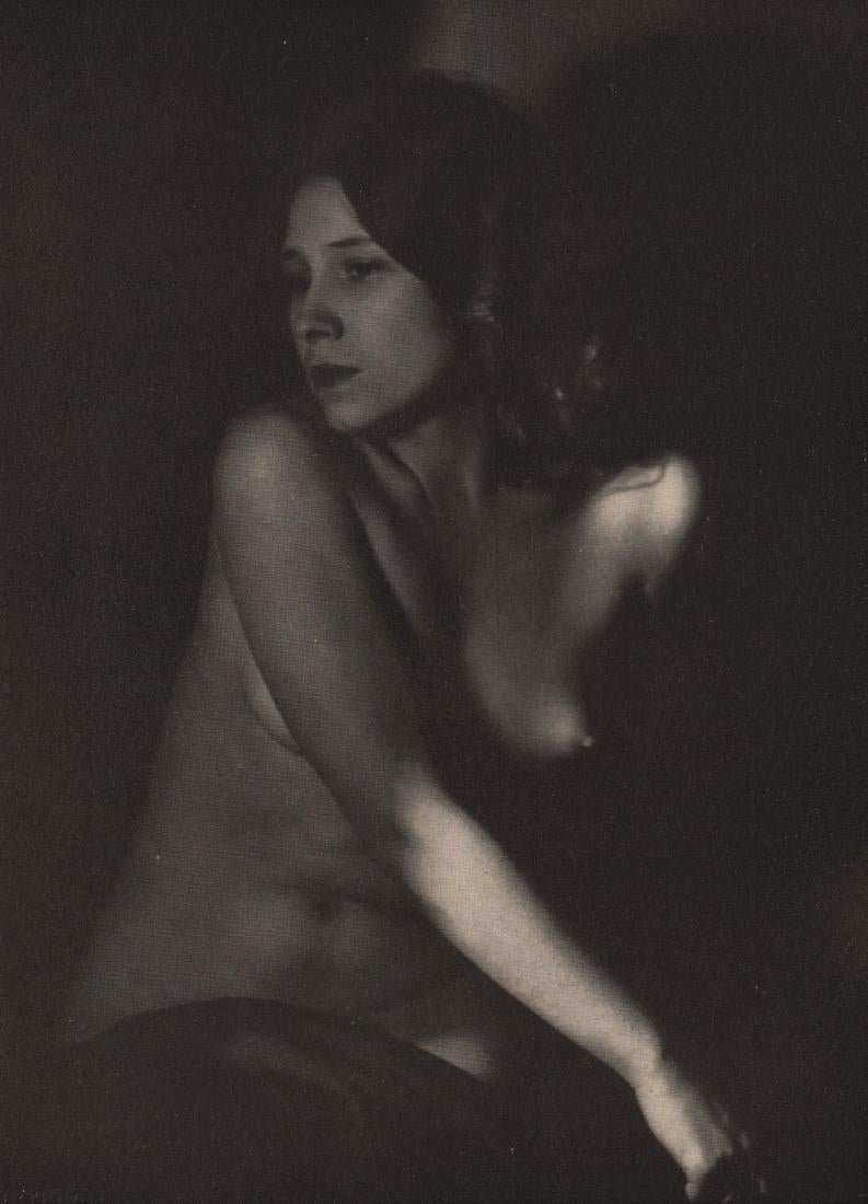 Frantisek Drtikol - Nude: FRANTISEK DRTIKOL (1883-1961) Nude Photo-Engraving 8 1/2" x 6"