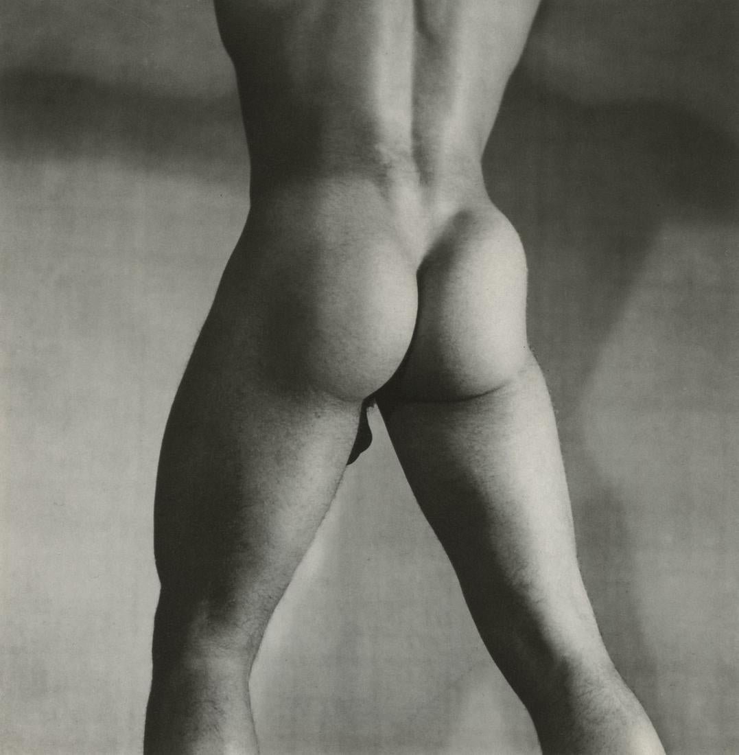 Minor White - Male Nude, 1940: MINOR WHITE (1908-1976) Male Nude, 1940 Photo-litho 6" x 6"