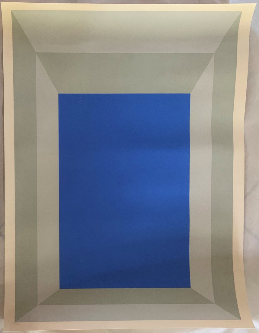 Josef Albers 1970 Screenprint, Pencil Signed, Numbered (1 of 5)