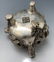 Grouping of Chinese Dragon Silverplate (Pot,Censer,etc) - 9