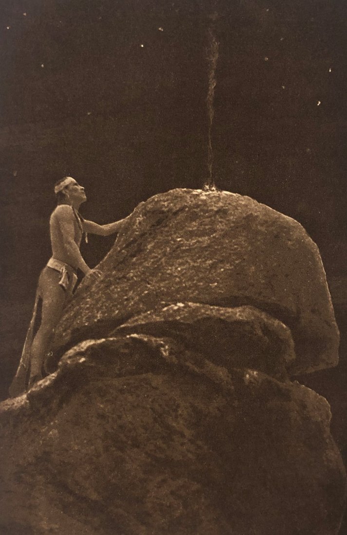 Edward Curtis The Signal Fire to the Mountain God 1912 (1 of 1)