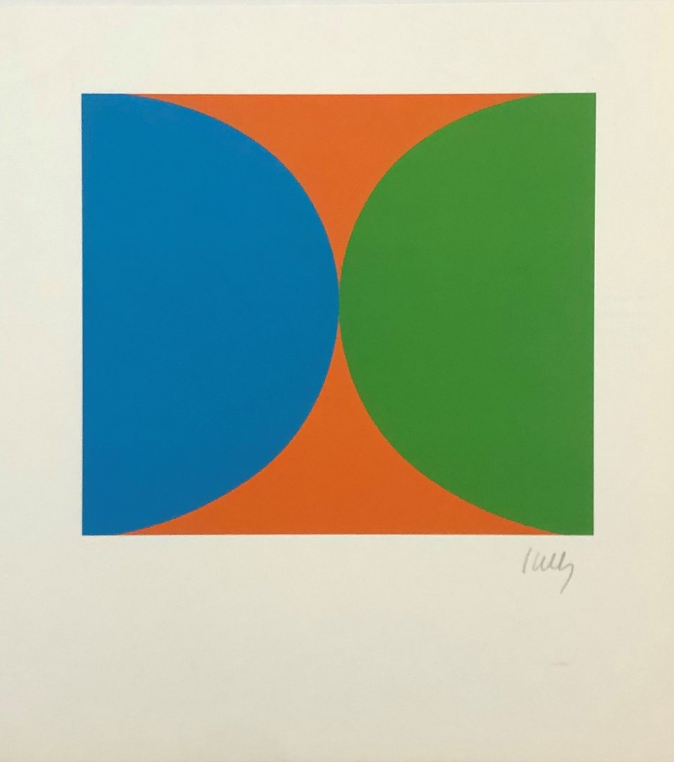 Ellsworth Kelly - Orange, Blue, Green (Hand Signed) (1 of 2)