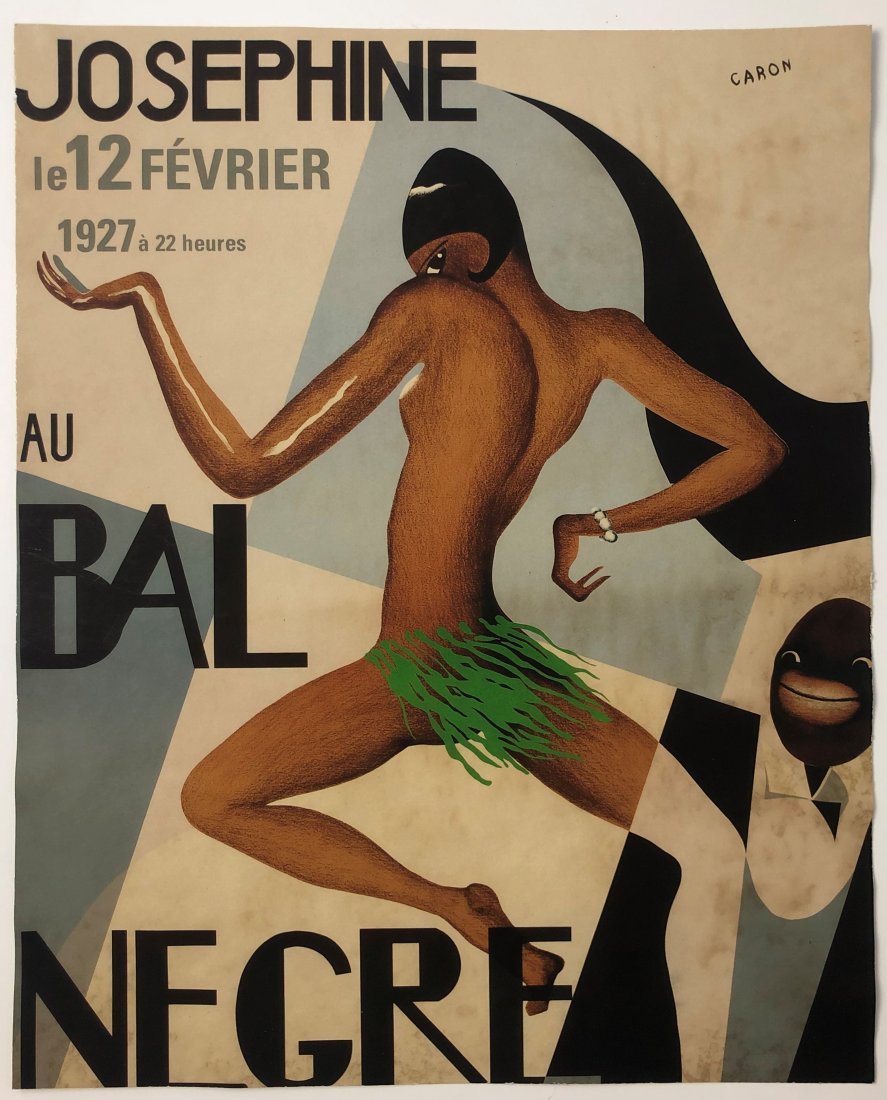 Paul Colin - Josephine Baker "Bal Negre" Vtg Lithograph (1 of 1)