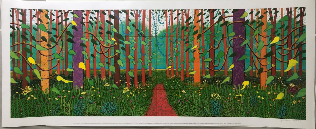 David Hockney - The Arrival of Spring (Hand Signed) (1 of 6)