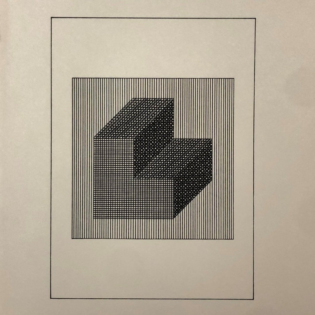 Sol Lewitt - Untitled, Geometric Figure, Silkscreen (1 of 1)