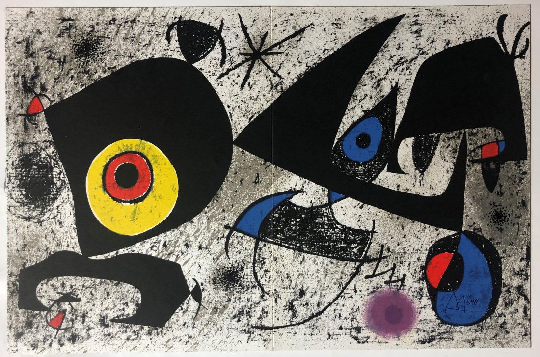 Joan Miro - Untitled, Lithograph (Hand Signed) (1 of 2)