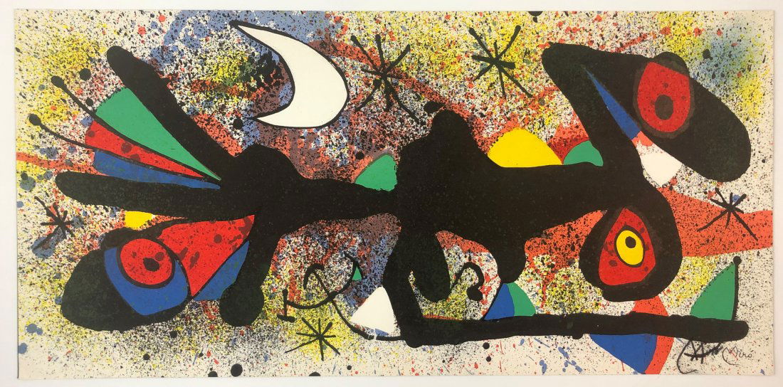 Joan Miro - Untitled, Lithograph (Hand Signed) (1 of 2)