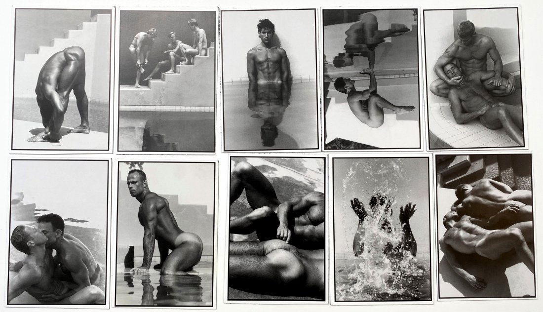 Grouping of 10 Tom Bianchi Photo-Lithos (Nudes, Pools) (1 of 5)