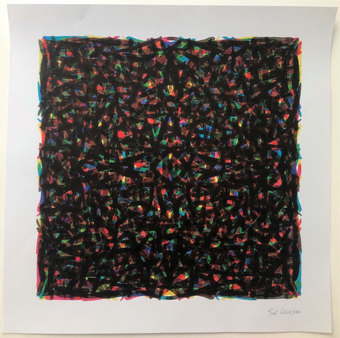 Sol Lewitt - Brushstrokes in Every Direction (Signed) (1 of 2)
