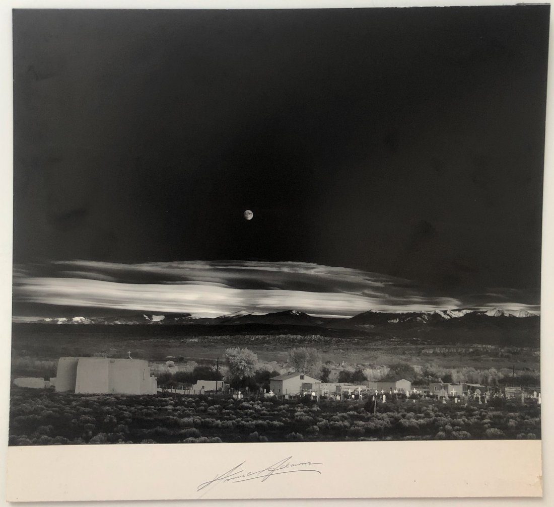 Ansel Adams - Moonrise, Hernandez, NM (Hand Signed) (1 of 2)